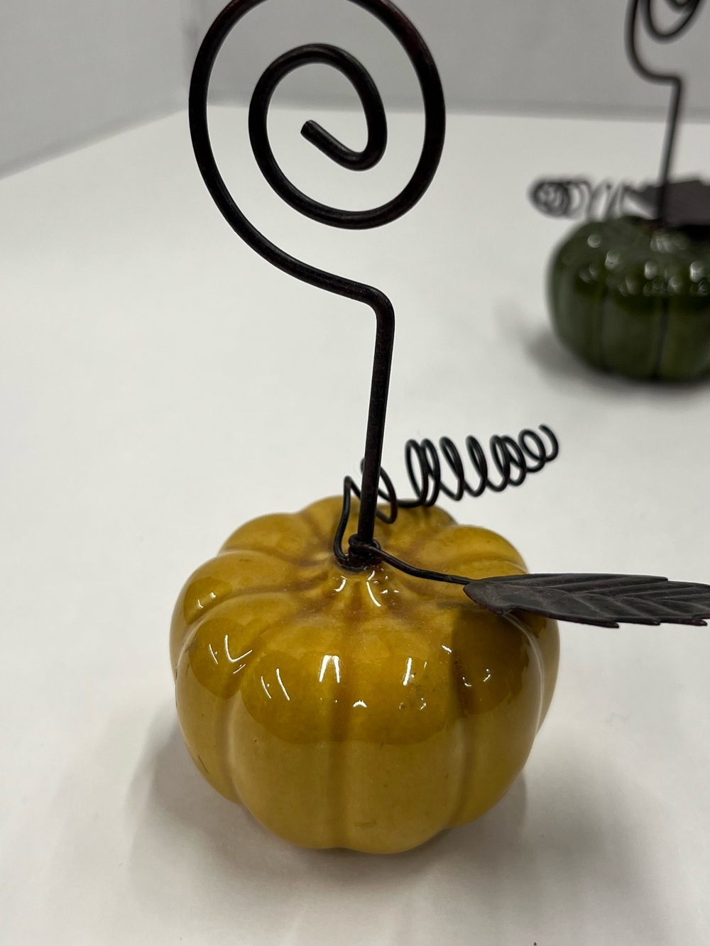 Department 56 place card holders (7) pumpkins - Picture 6 of 8